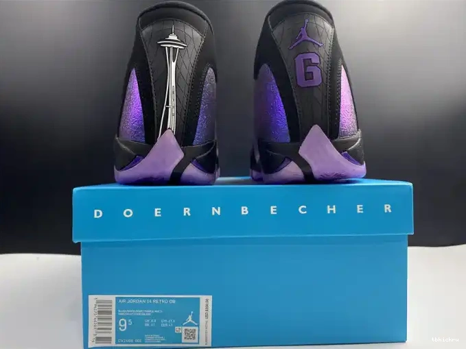 Rep TBK CV2469-001 '' AIR DOERNBECHER RETRO JORDAN 14 0610